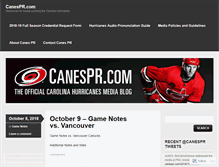 Tablet Screenshot of canespr.com